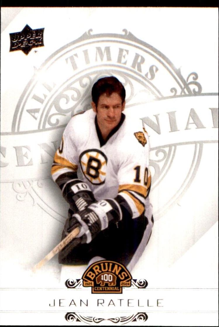 Jean Ratelle #100-3 Hockey Cards 2023 Upper Deck Boston Bruins Centennial All-Timers