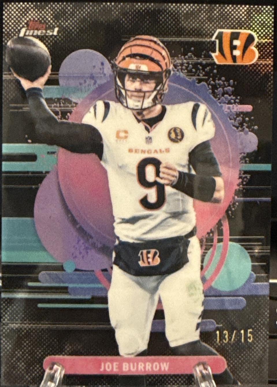 Joe Burrow [Black Geometric] #128