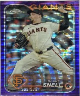 Blake Snell [Sonar Purple Refractor] #218