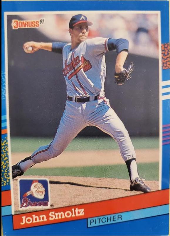 John Smoltz #75 Baseball Cards 1991 Donruss