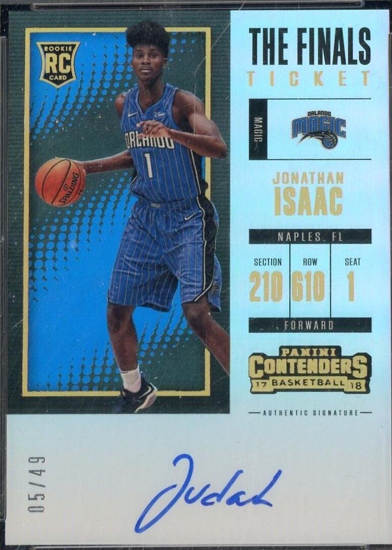 Jonathan Isaac [Vertical Autograph the Finals] #106
