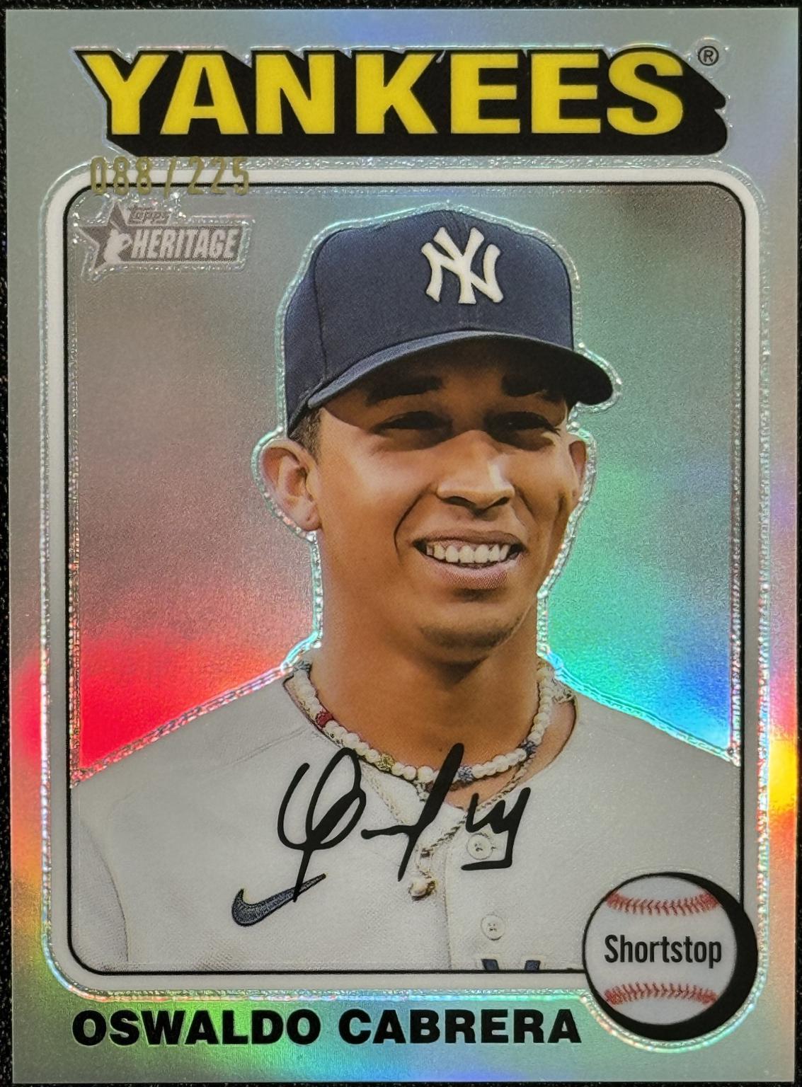 Oswaldo Cabrera [Silver Chrome] #251