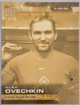 Alex Ovechkin #184G 2019 Topps Now NHL Stickers