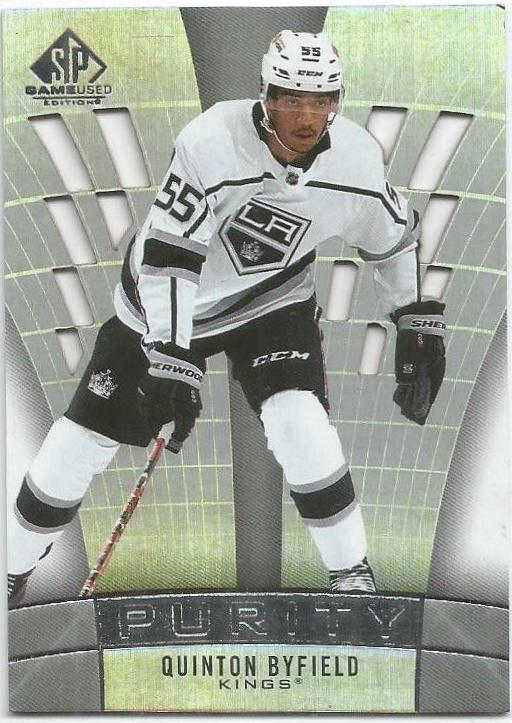 Quinton Byfield #P-71 2021-22 SP Game Used Hockey Purity