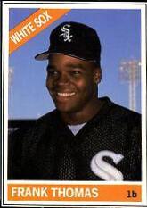 Frank Thomas #42 Baseball Cards 1991 Baseball Cards Magazine Repli Cards