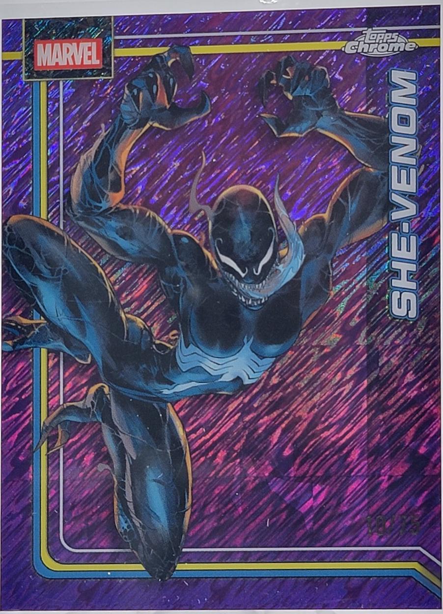 She-Venom Purple Shimmer Refractor