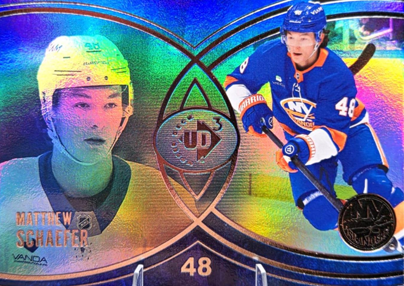 Matthew Schaefer #UD3-4 2025 Upper Deck Extended Series Ud3 Hockey