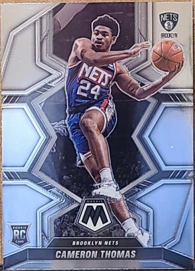 Cameron Thomas #215 Basketball Cards 2021 Panini Mosaic