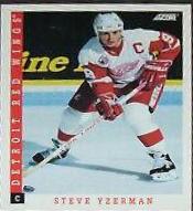 Steve Yzerman #310 Hockey Cards 1993 Score