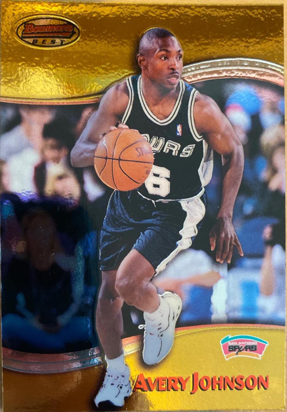 Avery Johnson #17 Basketball Cards 1998 Bowman's Best
