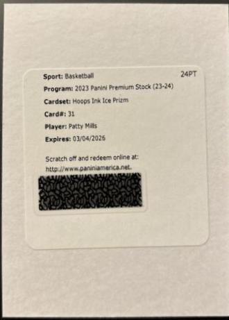 Patty Mills [Ice Prizm] #31
