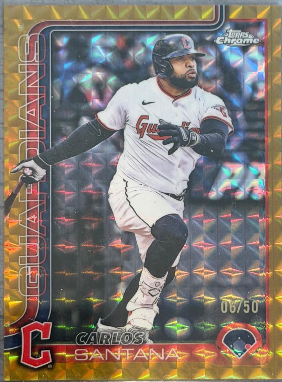 Carlos Santana [Gold Geometric Refractor] #USC11