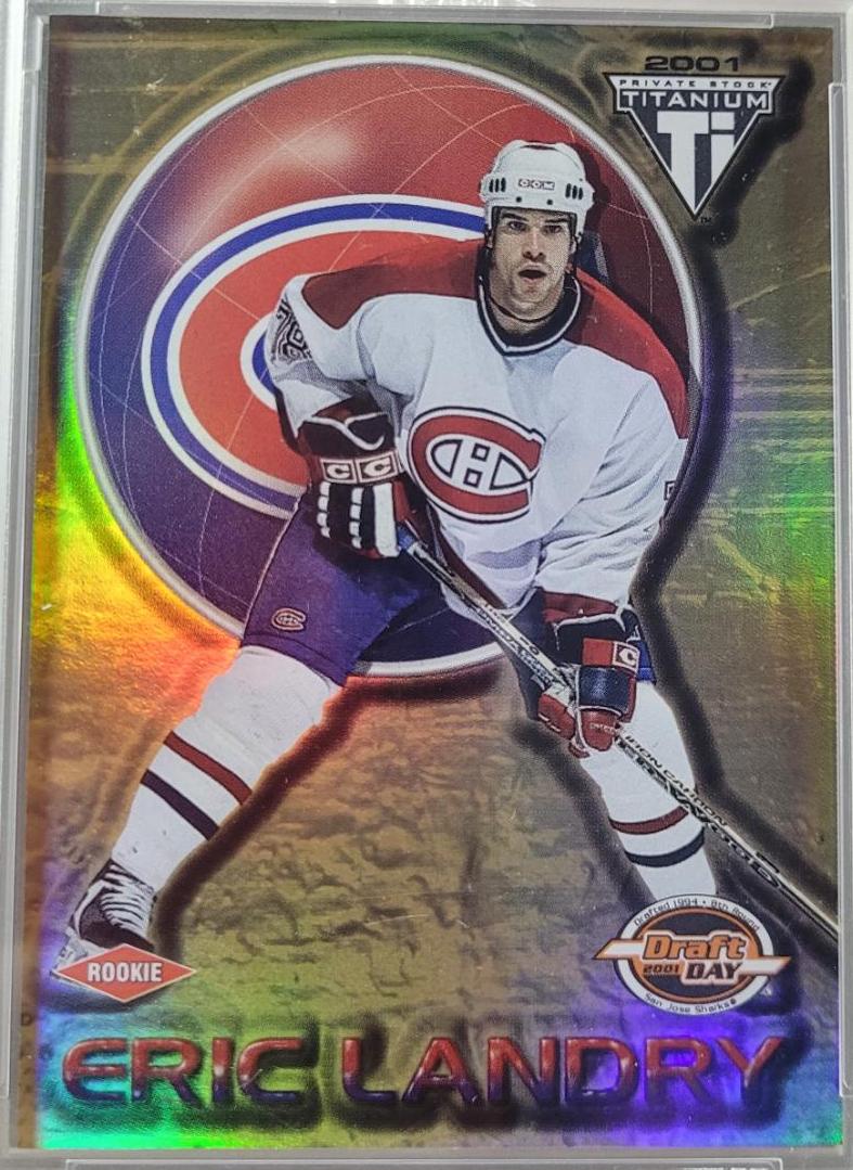Eric Landry #129 Hockey Cards 2000 Pacific Private Stock Titanium Draft Day