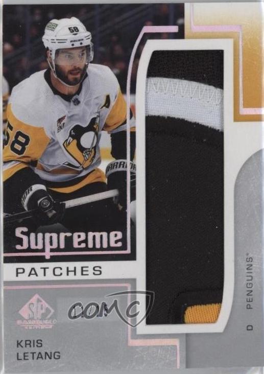 Kris Letang #SP-KL 2024 Sp Game Used Supreme Patch Hockey
