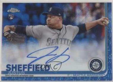 Justus Sheffield [Blue Wave Refractor] #RA-JSH