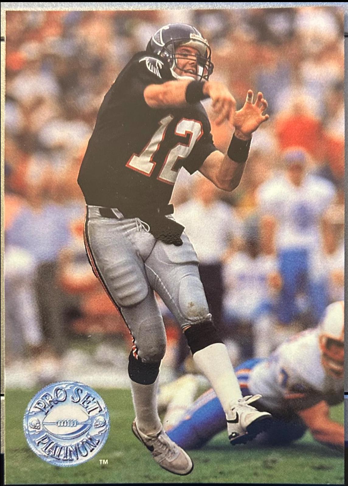 Chris Miller #1 Football Cards 1991 Pro Set Platinum
