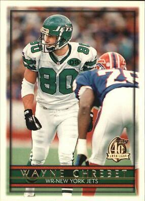 Wayne Chrebet #30 Football Cards 1996 Topps