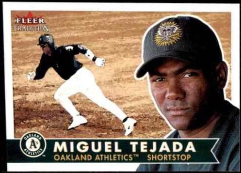 Miguel Tejada #76 Baseball Cards 2001 Fleer