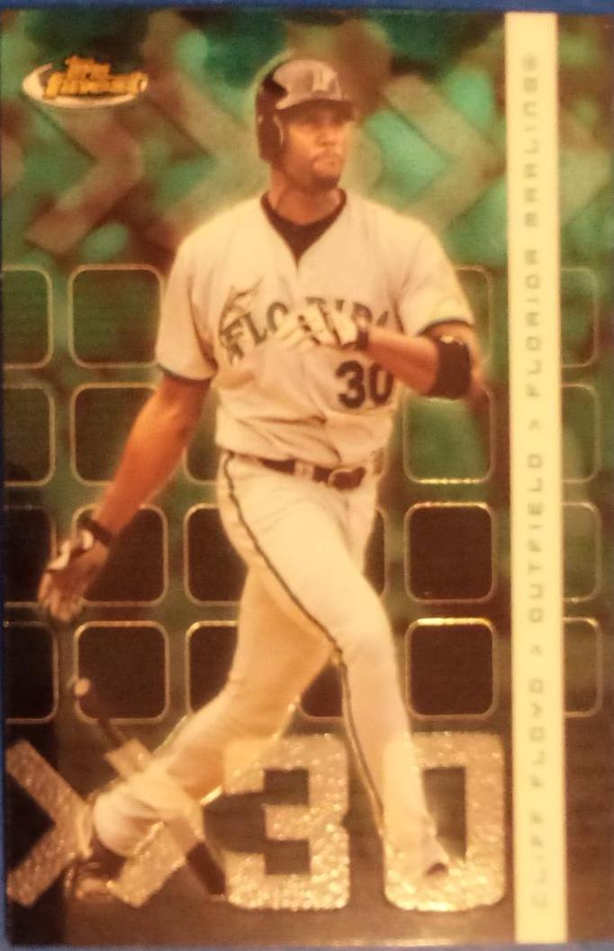 Cliff Floyd #27 Baseball Cards 2002 Finest