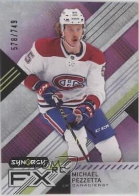 Michael Pezzetta #FXR-MP 2021 Upper Deck Synergy Fx Rookies Hockey