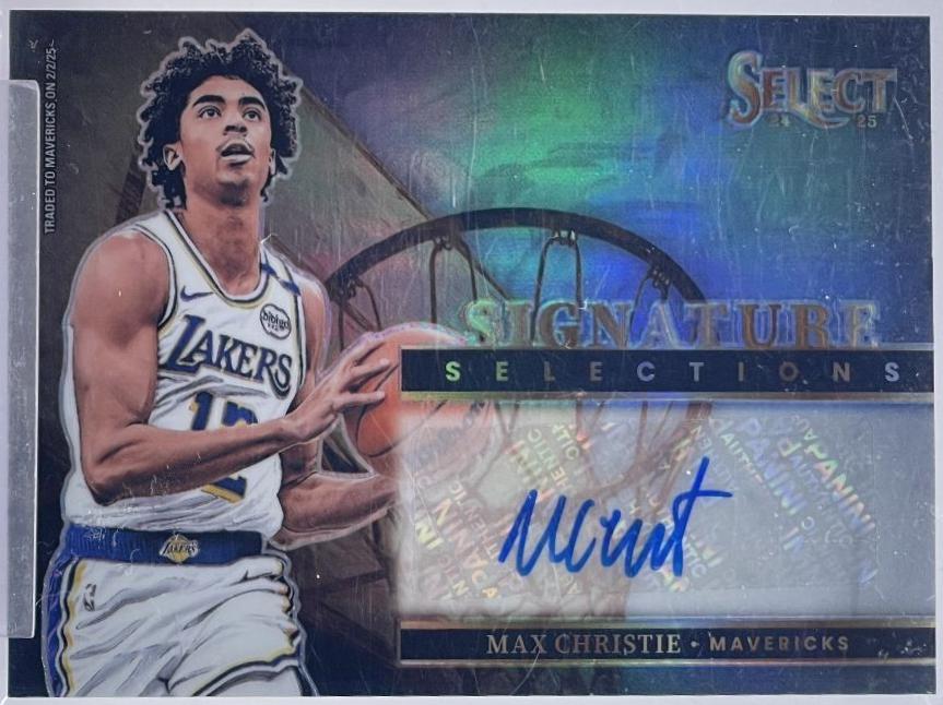 Max Christie #32 2024 Panini Select Signature Selections Basketball