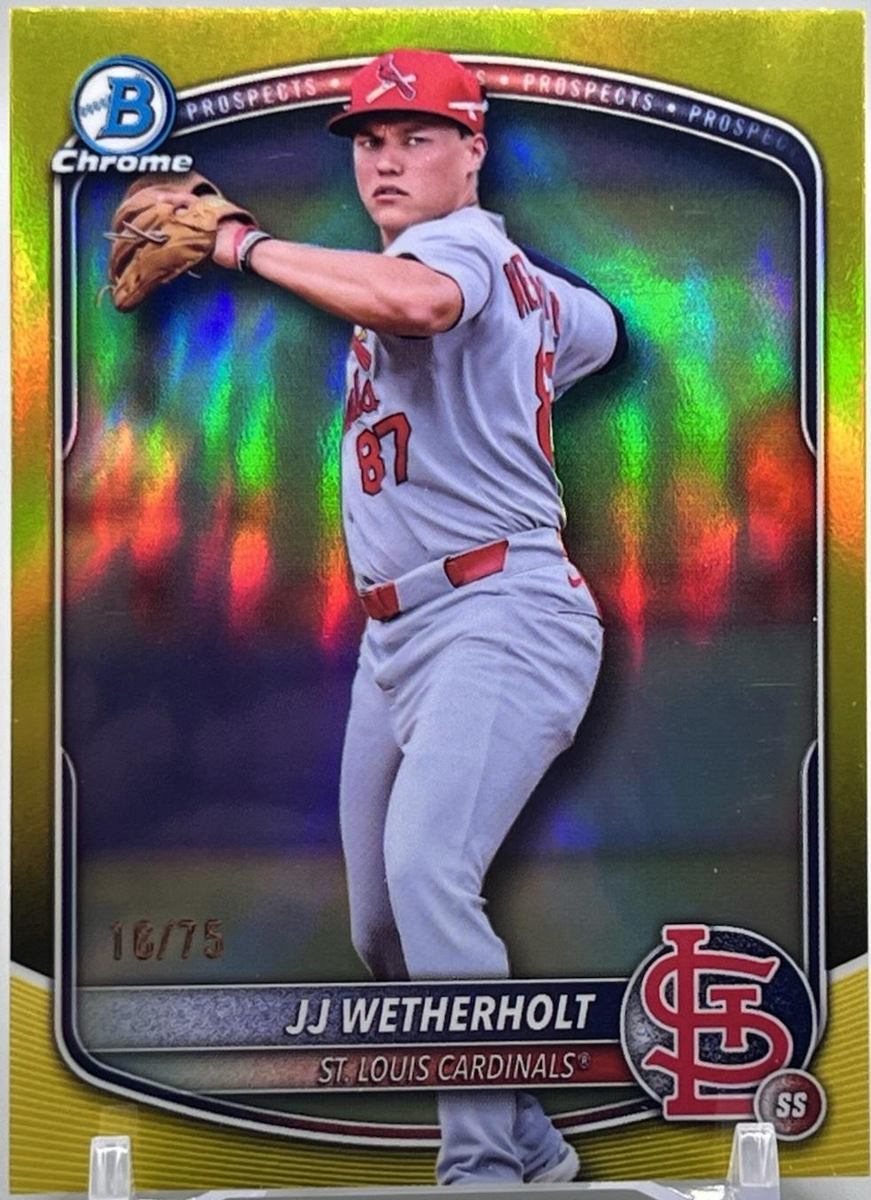 JJ Wetherholt [Yellow Refractor] #BDC-145