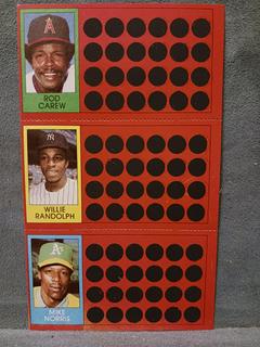 Rod Carew, Willie Randolph, Mike Norris #18, 36, 53