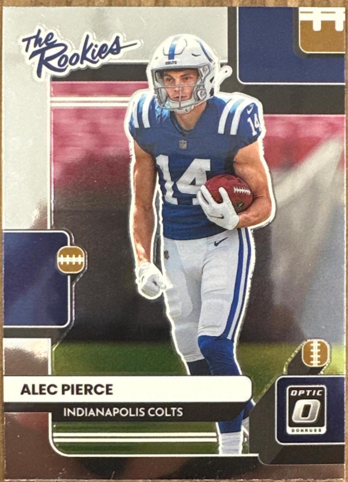 Alec Pierce #TR-14 Football Cards 2022 Panini Donruss Optic The Rookies