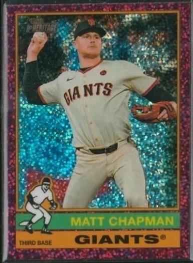 Matt Chapman [Burgundy Sparkle] #214