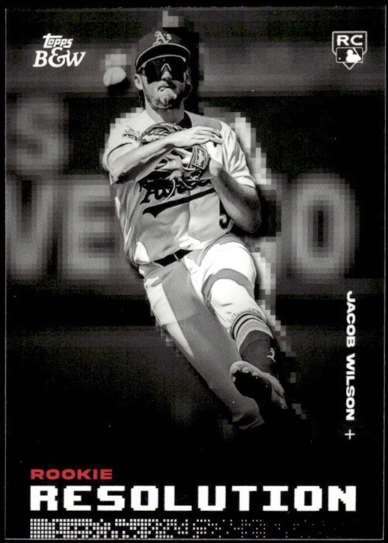Jacob Wilson #RR13 2025 Topps Black & White Baseball Rookie Resolution