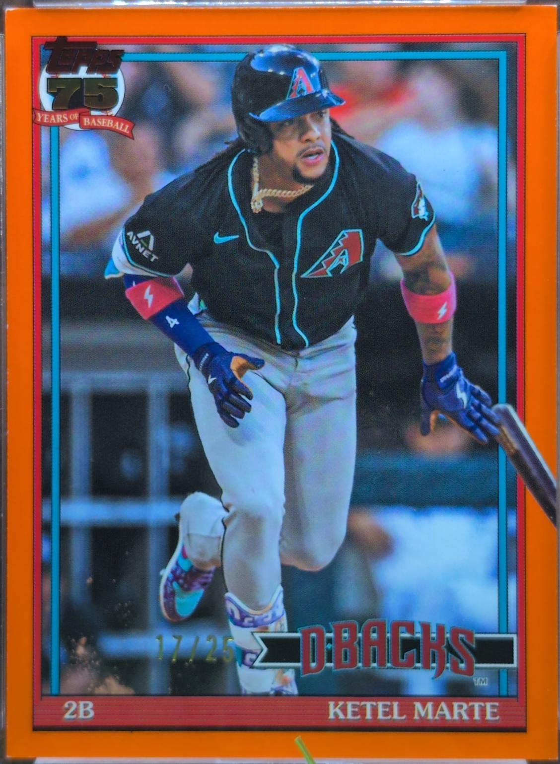 Ketel Marte [Orange] (2026 Topps Series 2 1991)