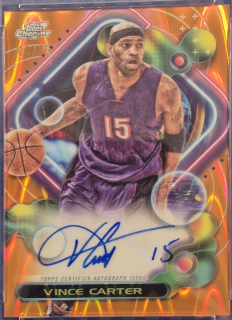 Vince Carter [Orange Galactic] #CCAV-VC