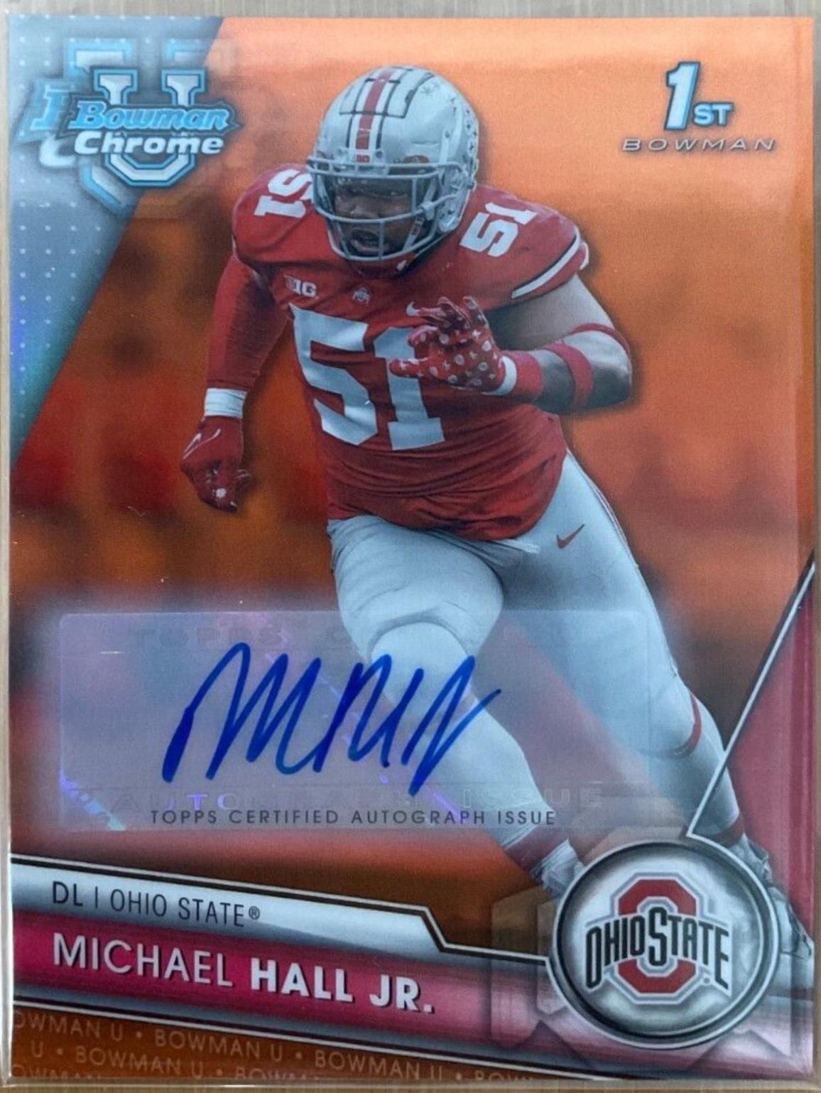Michael Hall Jr. [Autograph Orange] #170