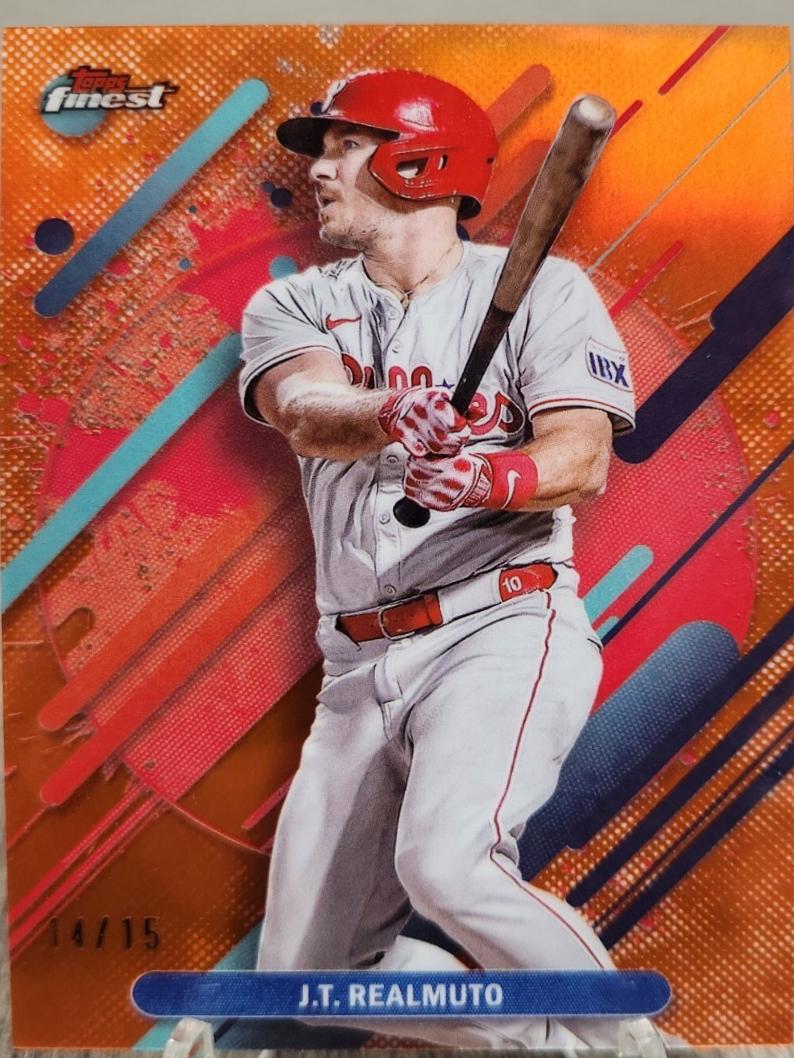 J.T. Realmuto [Orange Refractor] #210
