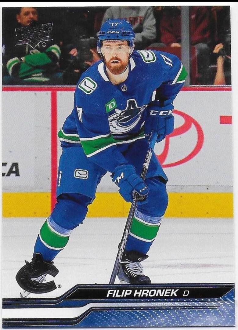 Filip Hronek #429 Hockey Cards 2023 Upper Deck