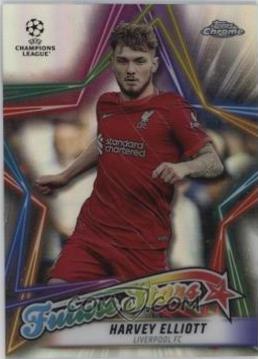 Harvey Elliott #FS-9 Soccer Cards 2021 Topps Chrome UEFA Champions League Future Stars