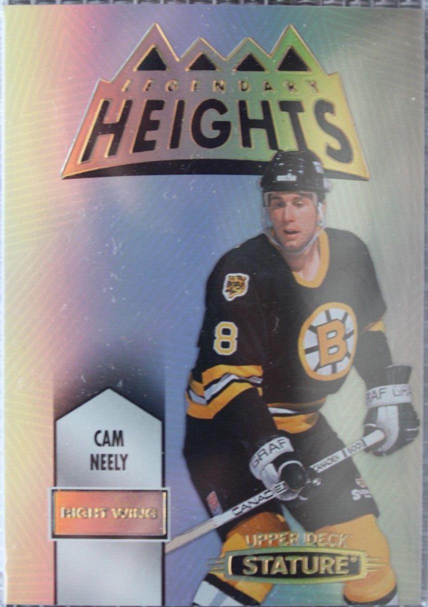 Cam Neely #LH-1 Hockey Cards 2021 Upper Deck Stature Legendary Heights