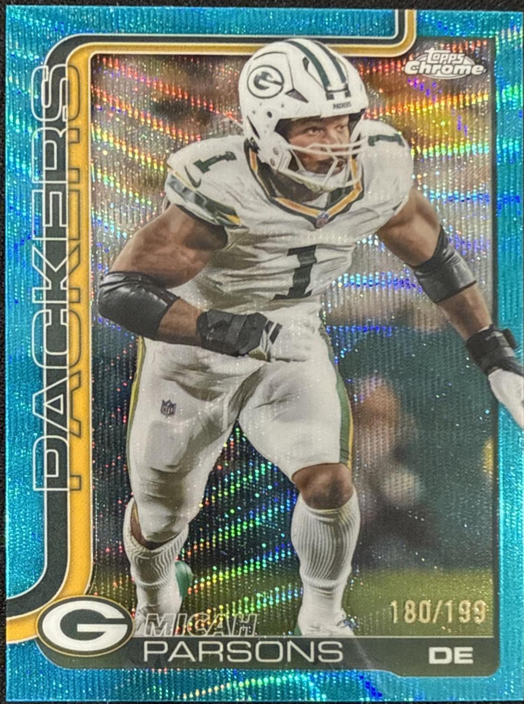 Micah Parsons [Aqua Refractor] #77