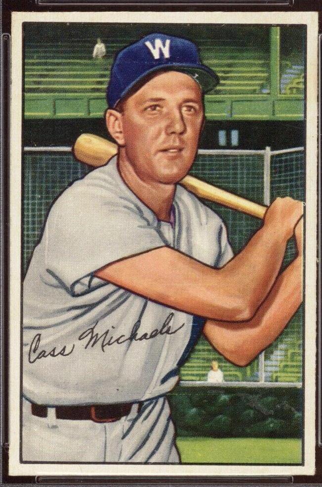 Cass Michaels #36 Baseball Cards 1952 Bowman