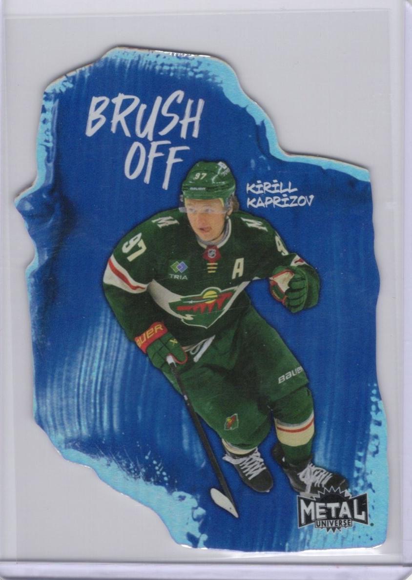 Kirill Kaprizov #14 2025 Skybox Metal Universe Brush Off Hockey