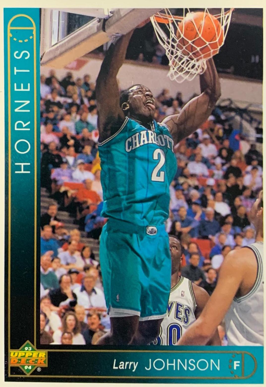 Larry Johnson #365 Basketball Cards 1993 Upper Deck