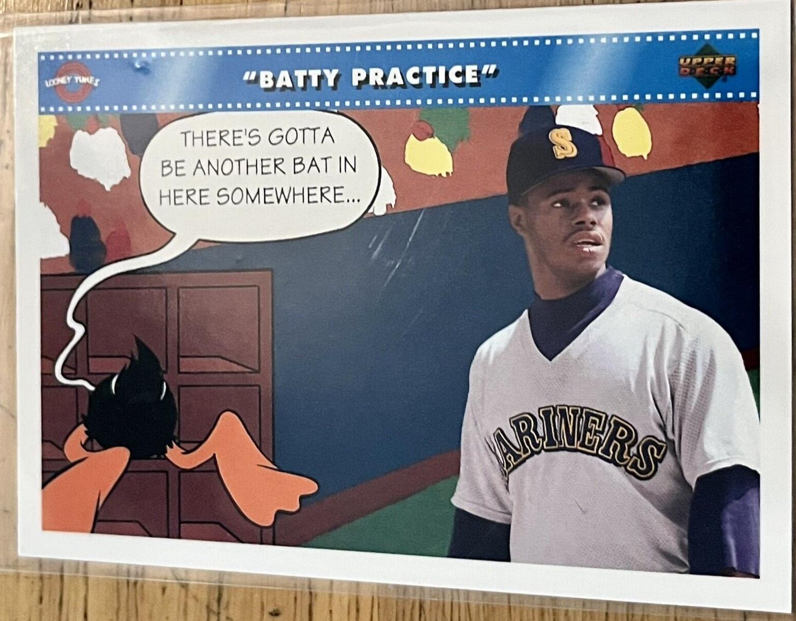 Batty Practice #50 Baseball Cards 1992 Upper Deck Comic Ball