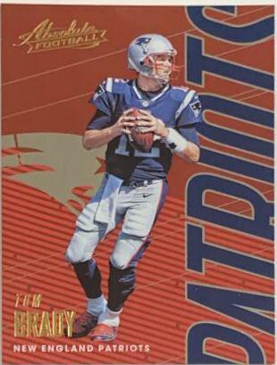 Tom Brady #64 Football Cards 2018 Panini Absolute