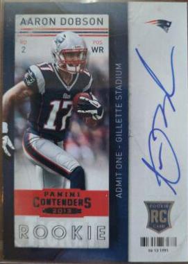 Aaron Dobson [With Ball Autograph] #201