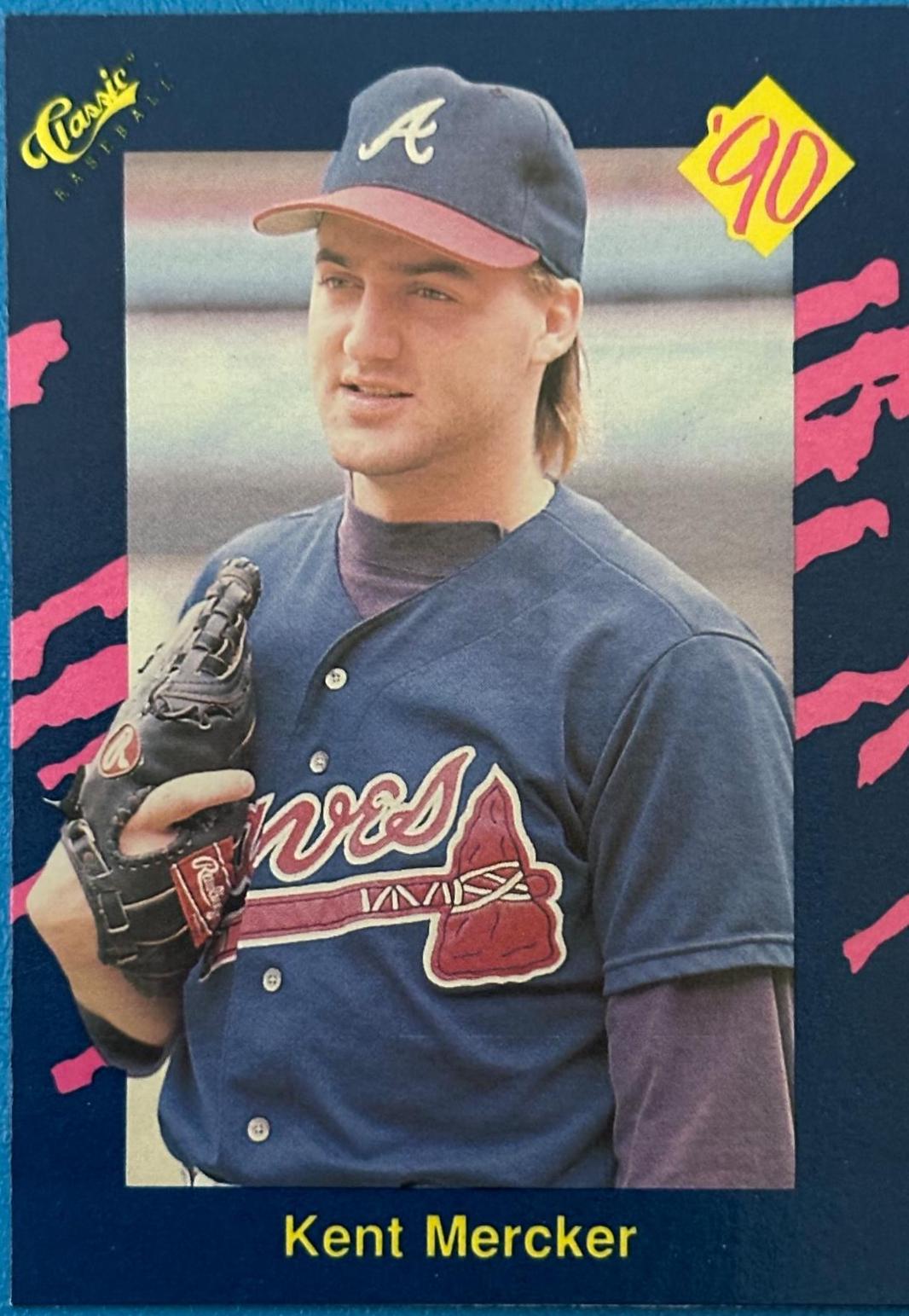 Kent Mercker #15 Baseball Cards 1990 Classic