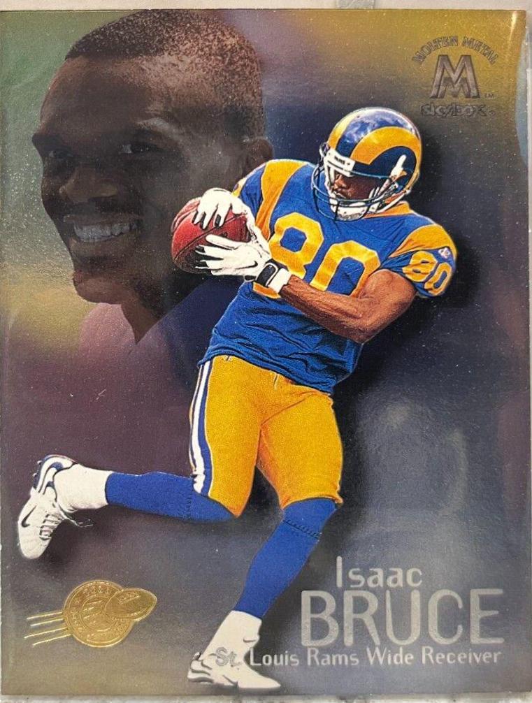 Isaac Bruce #33 1999 Skybox Molten Metal Football