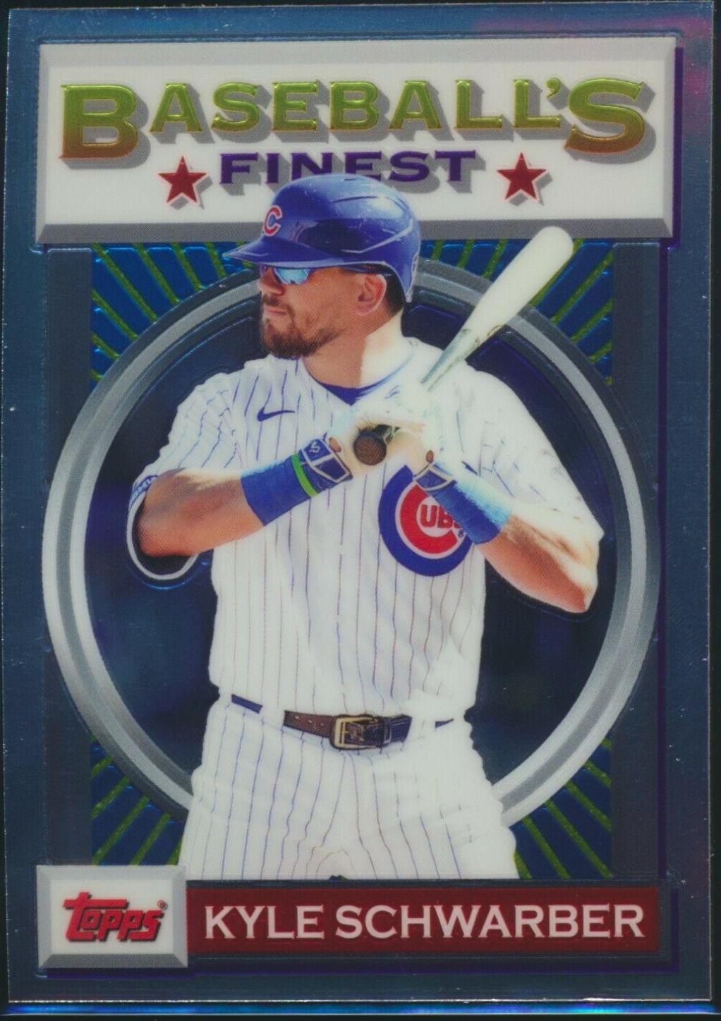 Kyle Schwarber #61 2020 Topps Finest Flashbacks Baseball