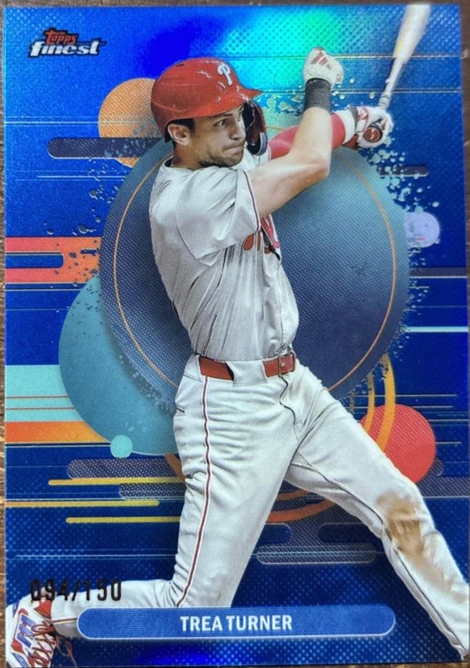 Trea Turner [Blue Refractor] #196
