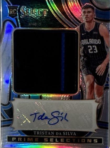 Tristan da Silva #27 2024 Panini Select Prime Selections Signature Basketball