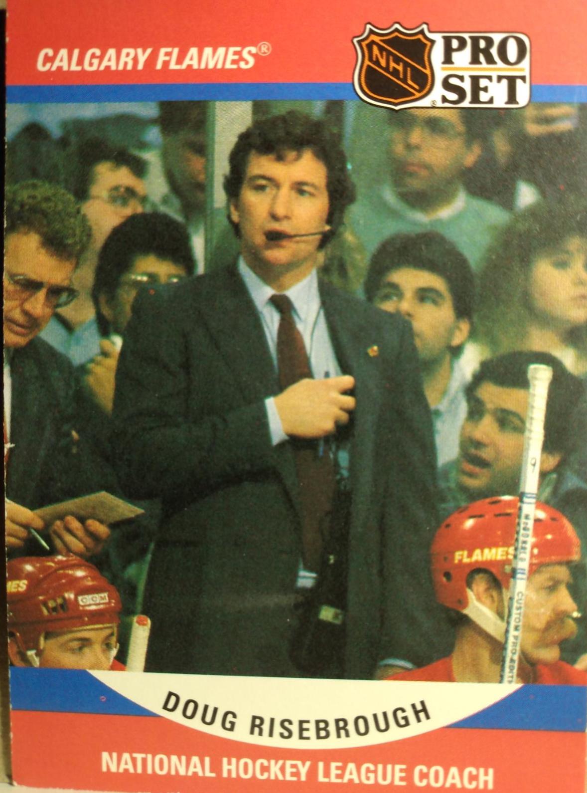 Doug Risebrough #663 Hockey Cards 1990 Pro Set